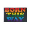 AZ FLAG - Flag Rainbow Born This Way - 150