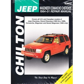 1984-2001 Jeep Wagoneer Comanche Cherokee Chilton's Repair Shop Manual 27101