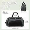 HUA ANGEL Large Sports Bag Men Women with Shoe Compartment