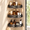 Corner Shower Caddy for Bathroom Storage – No-Drill Wall-Mounted Shelf