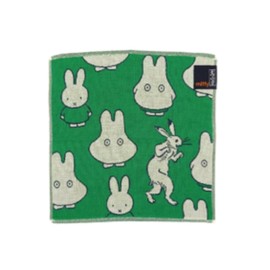 Miffy x Choju-Giga Gauze Mini Towel, Hyu ~ Muddy
