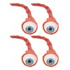 4PCS Ripped Out Eyeball Prop, Soft Foldable Latex Foam Eyeball