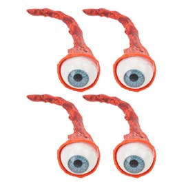 4PCS Ripped Out Eyeball Prop, Soft Foldable Latex Foam Eyeball