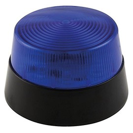 WARNING FLASHER, LED, 12V, 77MM, BLUE | VISUAL SIGNAL INDICATOR UNITS AUTOMATION SIGNALING, 1 X QTY - HAA40BN