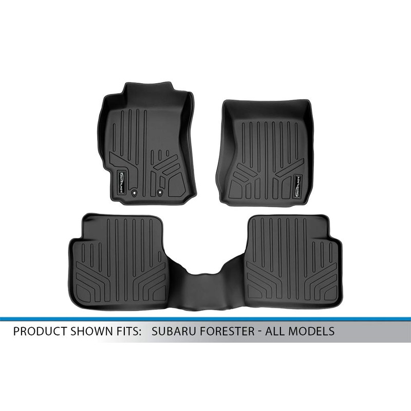 SMARTLINER Custom Fit Floor Mats 2 Row Liner Set for