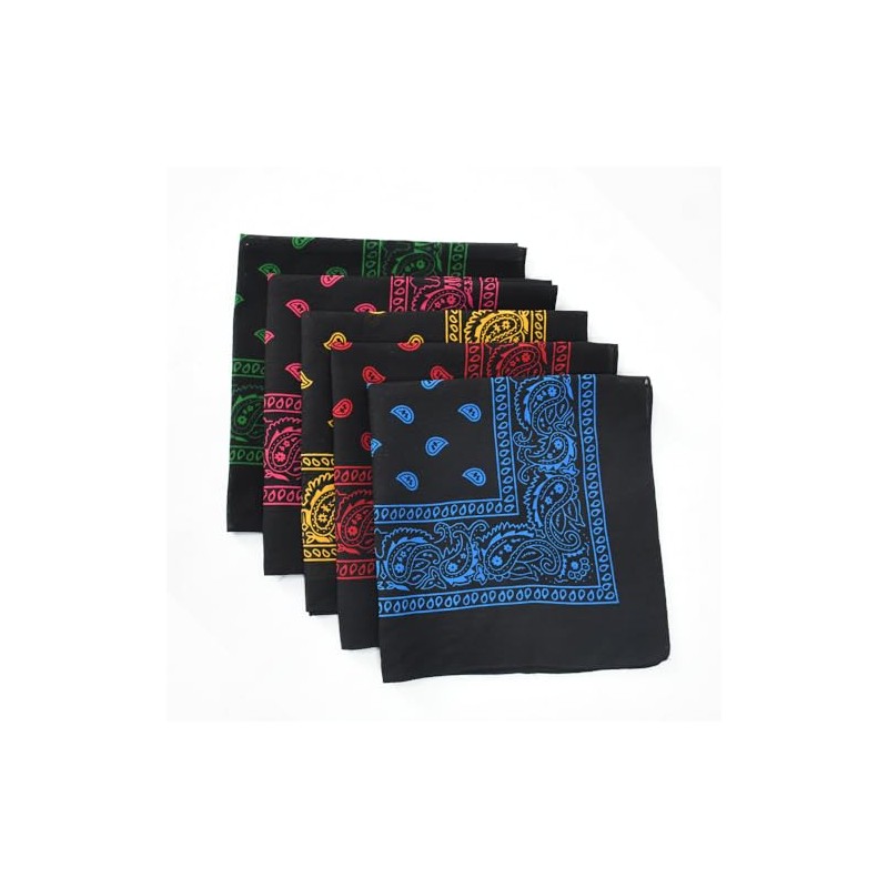 [the largest selection] Contrast Color Bandana Paisley Pattern (Regular Size,