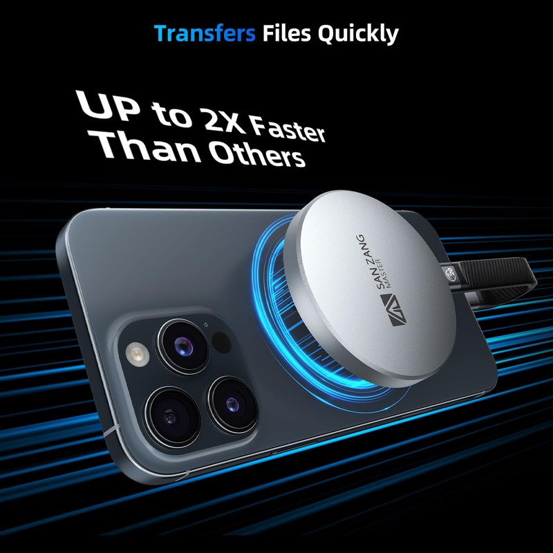 SAN ZANG MASTER Magnetic Portable Solid State Drives: Ultra-Thin, Portable