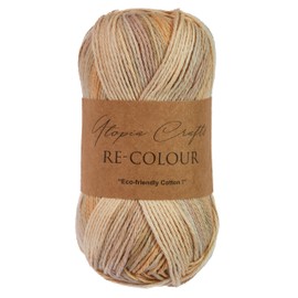Utopia Crafts Re-Colour Knitting & Crochet Yarn 100g (Sunset Beige)