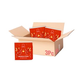 Karma Masala Chai - Herbal, Caffeine, Organic, Non-GMO Blend - Calming Herbs & Spices for Relaxation, Focus, Wellness, and Healthy Sipping - Re-Usable Tin Box | 2 oz (Pack of 3)