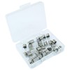 Jiozermi 20 Pcs 5x20mm 1A 250V T1AL250V Slow-Blow Glass Fuses,