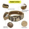 Tactical Dog Collar, Adjustable Nylon Military Training Dog Collar Reflective