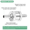 M METERXITY 4-Pack Fuel Oil Check Valve, 1/2" 1/4" 3/8"