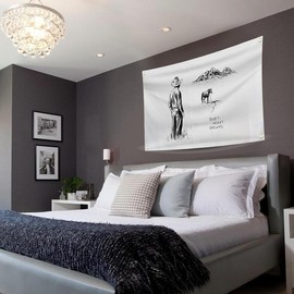 Cowboy Country Singer Tapestry Music Album Cover Banner 30x40inch-Funny Tapestry Suitable for College Dormitory Wall Indoor and Outdoor - Size: 60x90inch