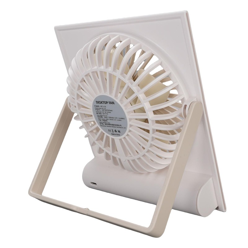 Pomya Mini Desktop Fan, Desk Fan Strong Wind 4 Speeds