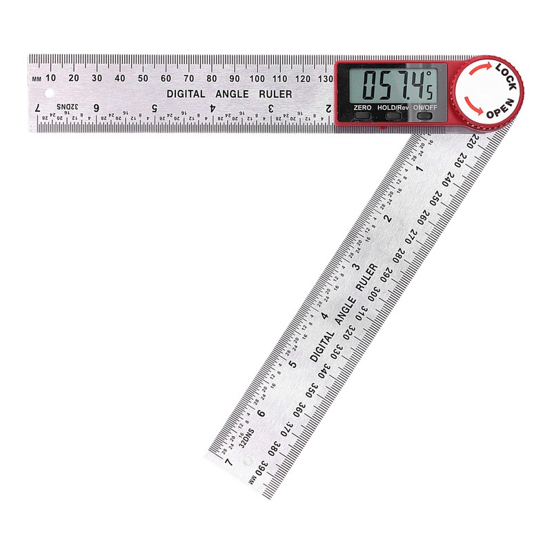 Angle Finder 360° Digital Display Durable Stainless Steel Portable Electronic