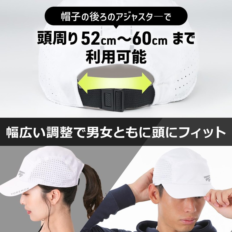 TOREMON Running Cap, Men's, Women's, UV Protection, Sports Cap, Lightweight,