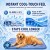 2 Pack Dog Cooling Mats 44" x 28", Q-Max 0.5+