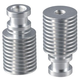 Fudeshe 3PCS Heat Sink,All-Metal Long Distance Heat Sink Pipe,Aluminum Cooler Heatsink for 3D Printer