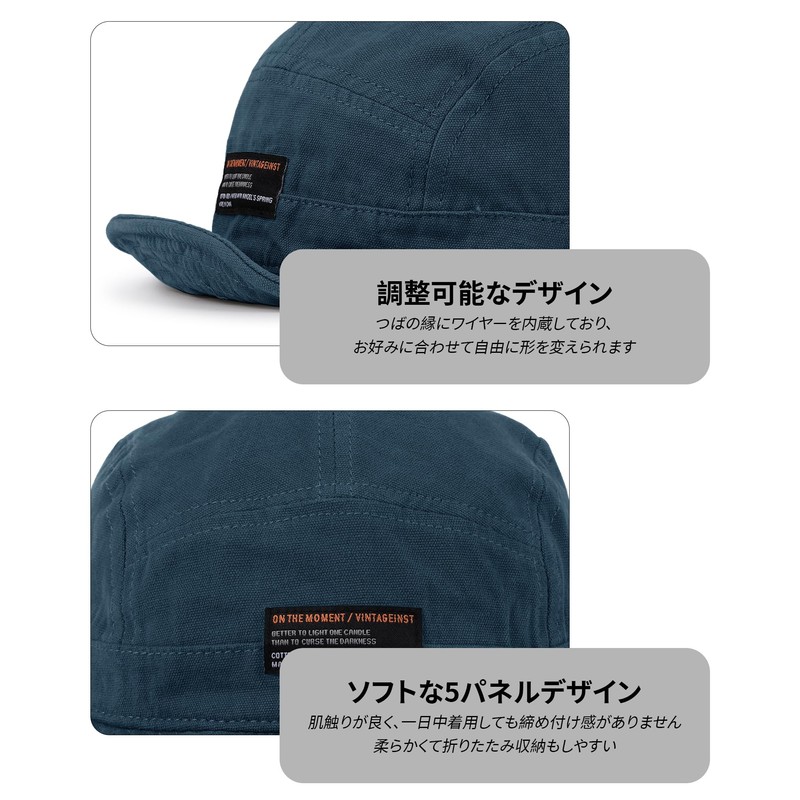 Croogo Men's Umpire Cap, Short Brim Cap, Soft, Breathable, Lightweight,