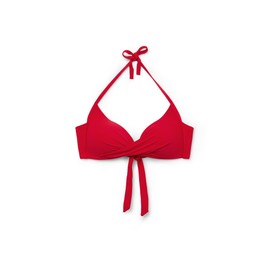 CALZEDONIA Woman's Graduated Padded Criss-Cross Triangle Swimsuit Top Indonesia in Red, Size L