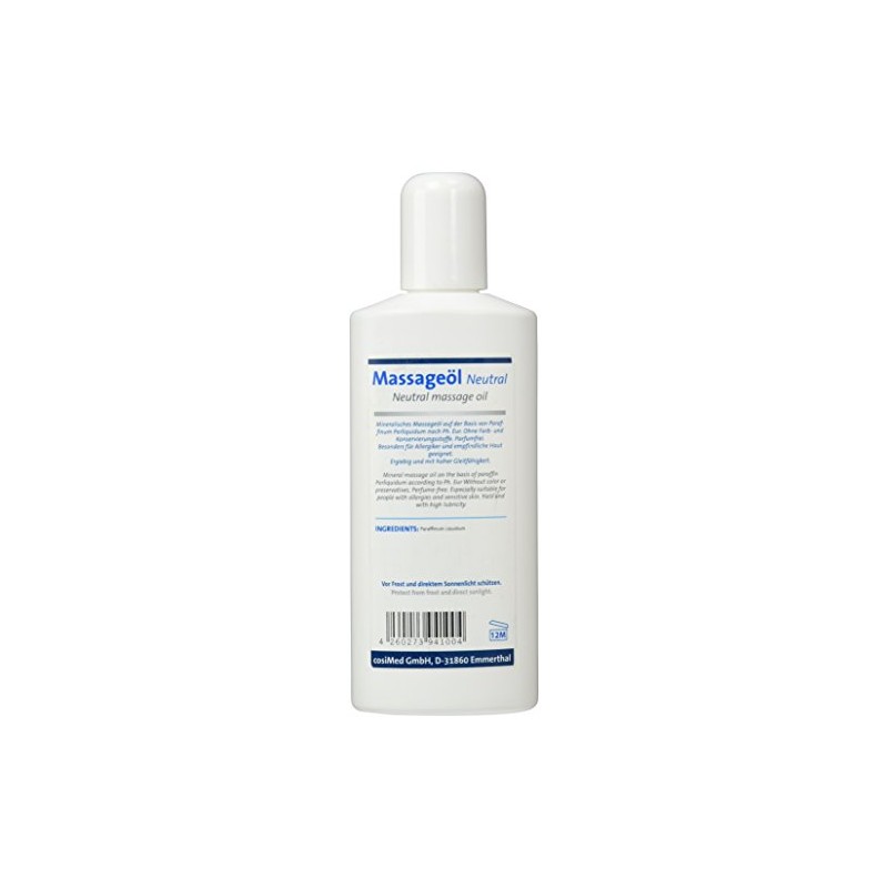 Massage Oil Neutral, , 250 ml, ,