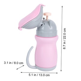 Abaodam Portable Urinal Boys and Girls Travel Essential Emergency Urinal Bottle for Outdoor Activities