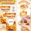 60 Pieces Fall Scratch Off Cards Stickers Thanksgiving Day Harvest