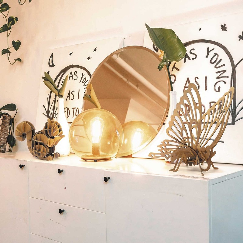 Graine Créative 3D Cardboard Model to Assemble - Butterfly