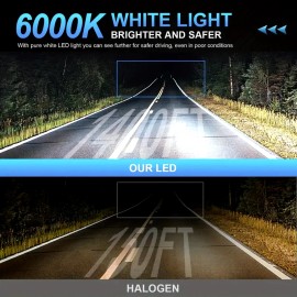 BuyRVlights.com MONACO WINDSOR 1999 2000 2001 MOTORHOME RV LED HEADLIGHT HEAD LAMP BULBS S2