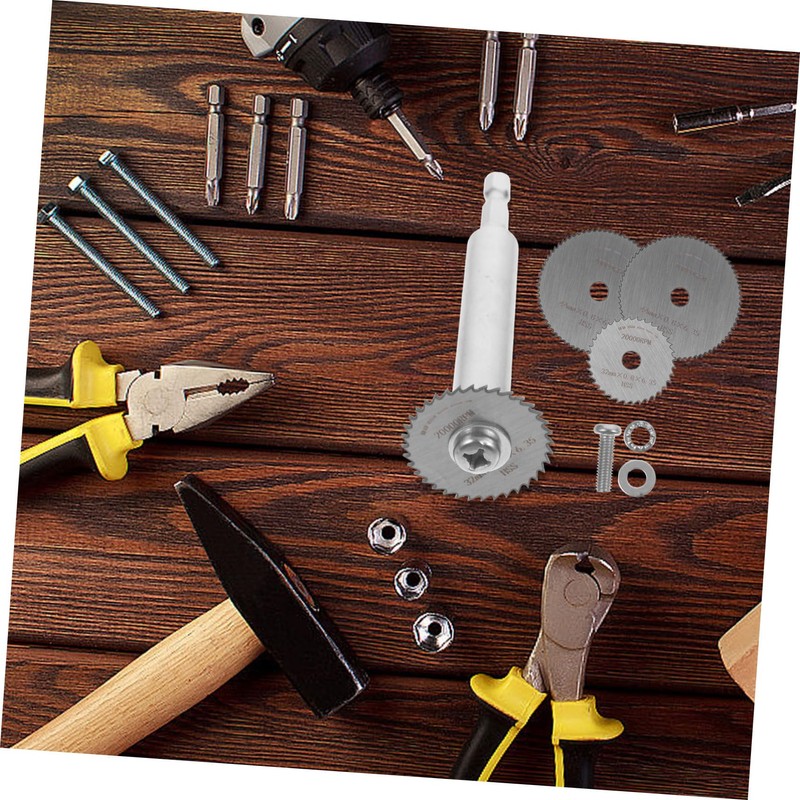 ULTECHNOVO 1set Inside Cutter Drill Saw Attachment Mini Shank Cutting