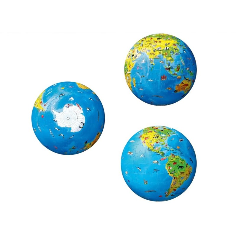 Ravensburger Italy 12340 7 – Globo geografico 3d puzzle