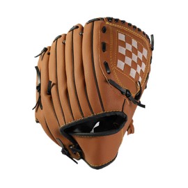 CZ-XING Outdoor Baseball Glove Sports Batting Gloves Baseball Glove Adult/Teenager Wild Baseball Gloves Softball Gloves Multicolor (Brown, L)