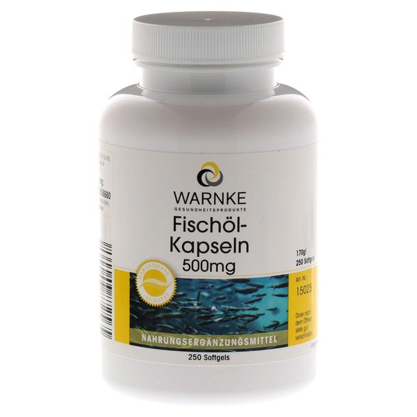 Warnke Fish Oil Capsules 500 mg 250 cap