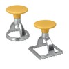 Metaltex 252326080 Ravioliausstecher rund mit quadratisch, 2er Set