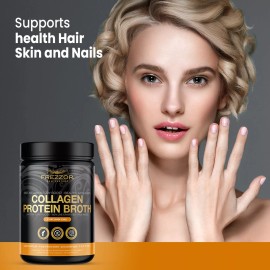 FREZZOR Collagen Bone Broth Anti-Aging for Healthy Skin & Gut | Grass-Fed FREZZOR 2 Pack