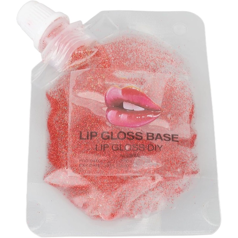 Clear Lip Gloss Base , Pearly Moisturizing 20ml Glitter Lip