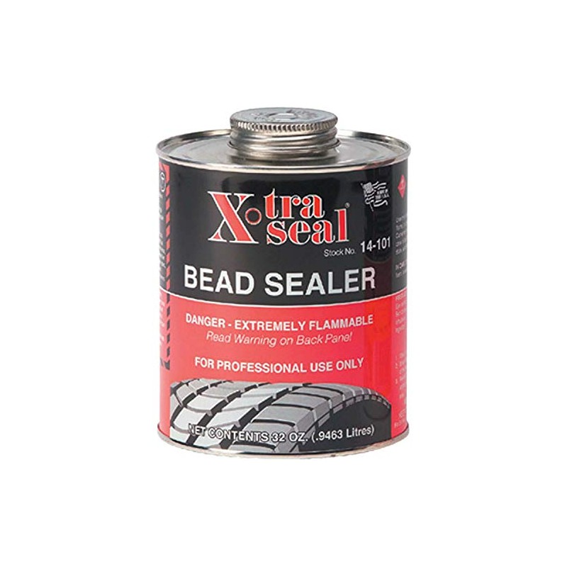 Xtra Seal Tire Bead Sealer 32 oz Black w/Brush Top