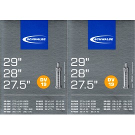Schwalbe Bicycle Inner Tube 28 Inch DV19 5 29 27 x 1.5 19 584 622 2.35 40 62 / DV