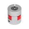 D30 L35 5mm to 14mm Flexible Spider Coupling, Aluminum Shaft