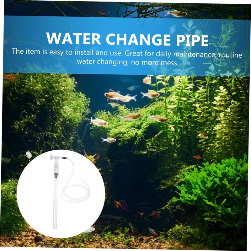 BESPORTBLE 2pcs Aquarium Water Changer Practical Fish Tank Cleaning Tool