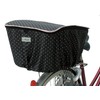 SAGISAKA 34280 Fashion Basket Cover for Bicycles, Back Cage, Black
