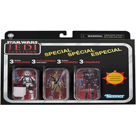 Hasbro Pack 3 Figures Action Jedi Survivor 9.5cm