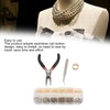 Metal Snaps Buttons with Fastener Pliers Press Tool Kit Copper