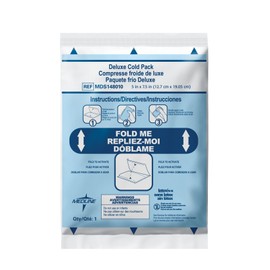 Medline MDS148010 Instant Cold Packs, Deluxe, Sweatless, 5" x 7.5" (Pack of 24)