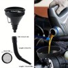 8 or 11-Piece Automotive Funnel Set – Plastic Wide-Mouth Funnels