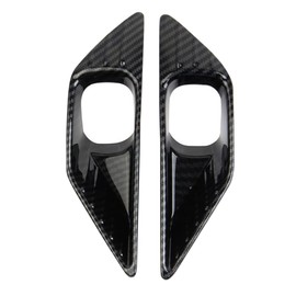 Aswalling for 2022 Carbon Fiber Car Front Fog Light Cover Trim Decoration Sticker