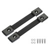 PATIKIL 2pcs 7.8" Handle Strap Replacement Rubber Amplifier Speaker Cabinet
