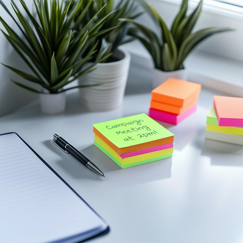 Post it Sticky Notes Bright | Square Shape Sticky Pads