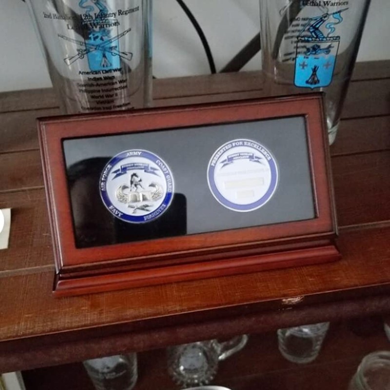 Chez Monett Challenge Coin Display Case 1.5-1.75 Inch 38-44.5 mm