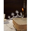 SWEETV Silver Crowns for Women, Crystal Bubble Tiara, Witch Queen
